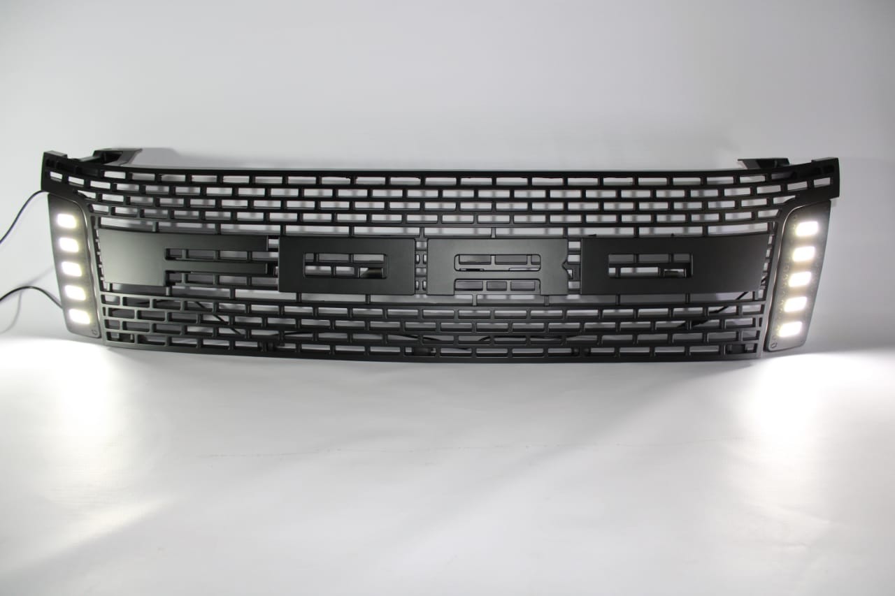Ford Ranger T6 Front Grill With LED | B+D Auto Body Spares